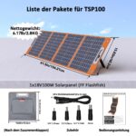 FlashFish Powerstation 300 W, 179,2 Wh LiFePO4, mit 100 W Solarpanel, Schnellladung und EPS – Bild 7