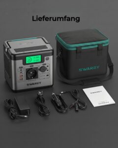 SWAREY S550 Powerstation, 555 Wh, 550 W, 1100 W Spitzenleistung – Bild 7