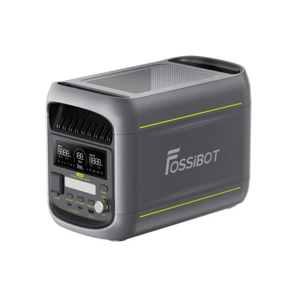 FOSSIBOT F1800 Powerstation, 1800 W, 1024 Wh LiFePO4, 100 W USB-C und Schnellladung
