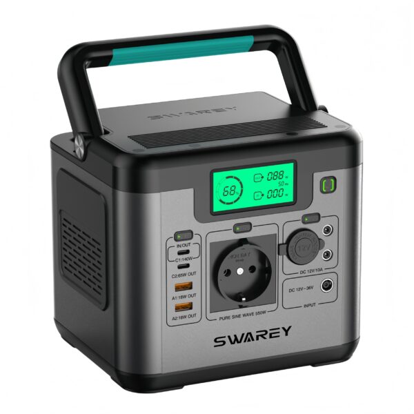 SWAREY S550 Powerstation, 555 Wh, 550 W, 1100 W Spitzenleistung