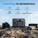 BLUETTI Elite 30 V2 Powerstation, 288 Wh LFP-Batterie, 6 AC-Ausgänge – Bild 6