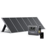 AFERIY Solargenerator 2400 W, 2048 Wh LiFePO4, mit 400 W Solarpanel, 4800 W Peak, faltbar