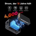 PowerMax 3600PE Powerstation, 3600 W, 2016 Wh LiFePO4, 7200 W Peak, Schnellladung und 14 Anschlüsse – Bild 4