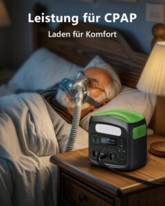 NECESPOW Powerstation 700 W, 483,84 Wh LiFePO4-Akku, reine Sinuswelle – Bild 5