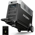AFERIY Powerstation 3600 W, 3840 Wh, erweiterbar auf 11.520 Wh, mit Rädern