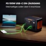 Jackery Explorer 1000 v2 Powerstation mit 100 W Solarpanel – Bild 8