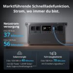 DJI Power 1000 V2 Powerstation, 1024 Wh LFP-Akku, 2600 W Ausgangsleistung, 0–80 % in 37 Min. – Bild 3