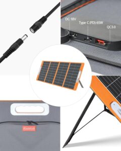 FlashFish Powerstation 300 W, 179,2 Wh LiFePO4, mit 100 W Solarpanel, Schnellladung und EPS – Bild 5