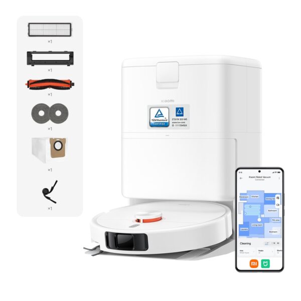 Xiaomi H50 Pro Saugroboter mit Wischfunktion, 15.000 Pa Saugkraft und ausfahrbarem Seitenarm
