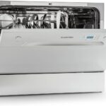 Klarstein Mini-Geschirrspüler für 6 Gedecke, Leiser Geschirrspüler Klein mit 6 Spülprogrammen, Kleiner für Zuhause, Büro und Camping, Mini mit Wasseranschluss