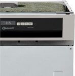 Bauknecht - IBBO 3C26 X Teilintegrierter Geschirrspüler 60cm - 14 Gedecke - Active Dry, Sensorprogramm, Leiser Betrieb - Effiziente Reinigung - Energieeffizienzklasse E - 82–90x59,8x55,5cm - Edelstahl