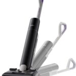 EUREKA FloorShine 880 Nass Trockensauger Akku, 24 kPa Kabelloser Staubsauger mit Wischfunktion, 100°C Selbstreinigung, 5-Min-Trocknung, Anti-Tangle, 3-seitig Kantenreinigung, 180° Flach Saugwischer