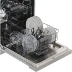 Bauknecht - IBBO 3C26 X Teilintegrierter Geschirrspüler 60cm - 14 Gedecke - Active Dry, Sensorprogramm, Leiser Betrieb - Effiziente Reinigung - Energieeffizienzklasse E - 82–90x59,8x55,5cm - Edelstahl