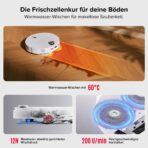Roborock Qrevo Curv 2 Pro Saugroboter mit Wischfunktion und anhebbarem Wischmopp – Bild 7