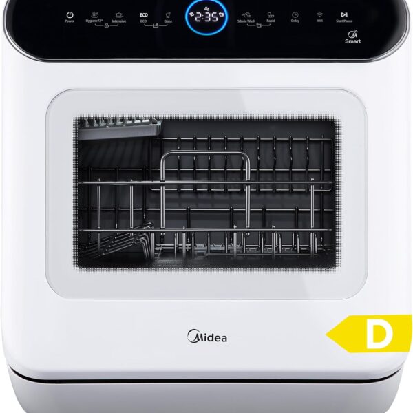 Midea Mini Tischgeschirrspüler 3 Maßgedecke mit Wassertank/Wasseranschluss